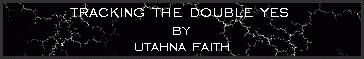 Tracking the double yes by  Utahna Faith