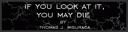 If you look at it, you may die by Thomas J. Misuraca